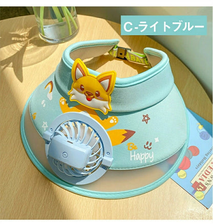 SKYクールキャップ™ 子ども用ファン付き帽子
